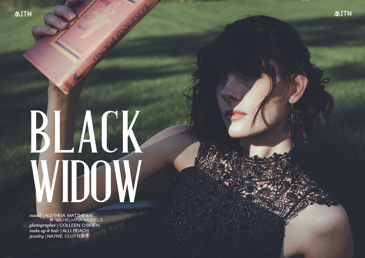 MITH Editorial - Black Widow :: Aletheia Matthews by Colleen O'Brien