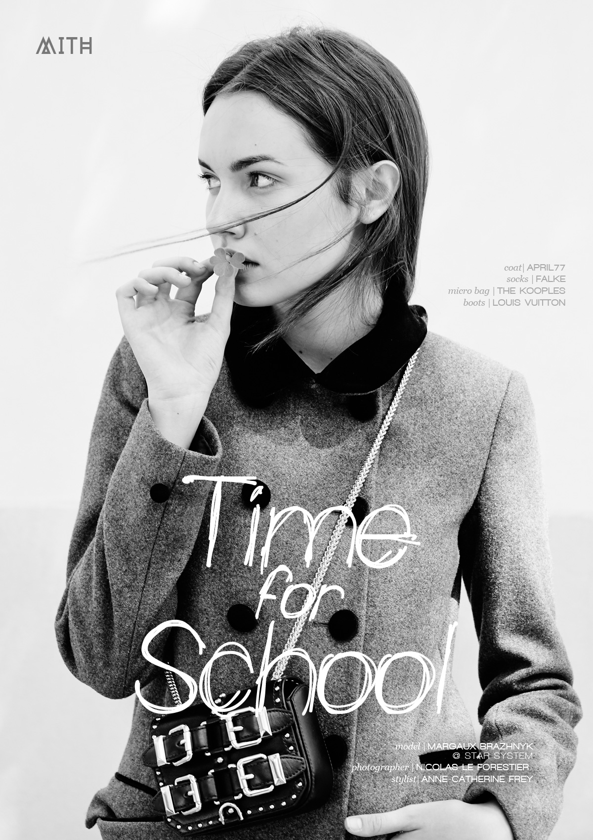 MITH Fashion Editorial - Time for School :: Margaux Brazhnyk @ Star System Models by Nicolas Le Forestier