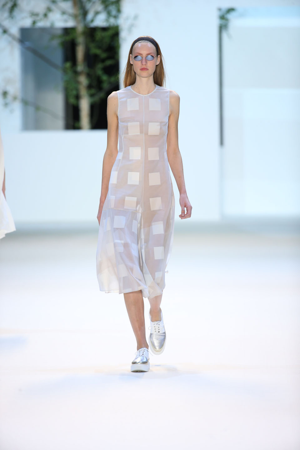 Susanne Knipper (Elite) Cotton window voile A-line dress