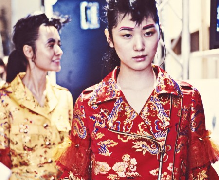 Gyo Yuni Kimchoe SS16 “Enlightened Rebel” Backstage :: London Fashion Week x Fashion Scout Show