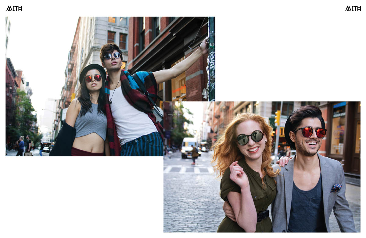 Neo-Ne Eyewear "New York, Old Friends" :: Sebastian Quinn, Sakura Lin, Andrew Rappo, Brittany Rose Galdstone