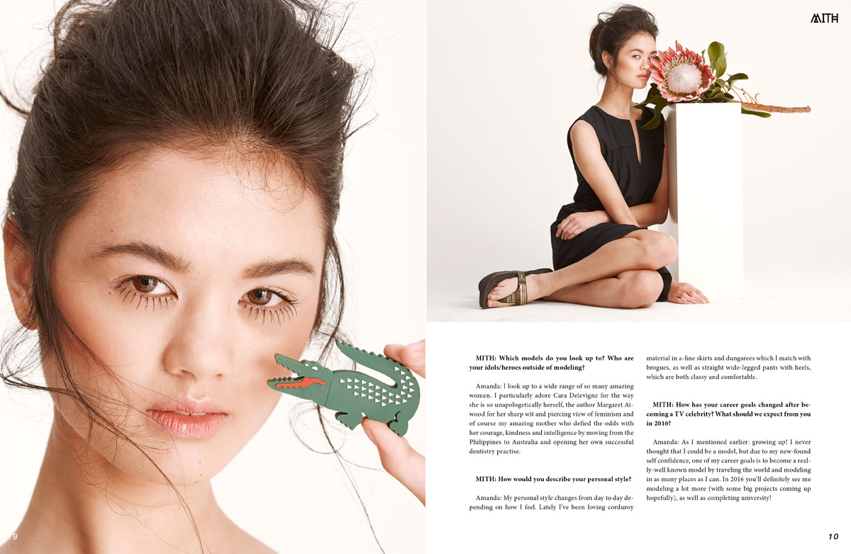 Amanda Chan Asia's Next Top Model Interview X Lacoste Editorial by Henry Lou