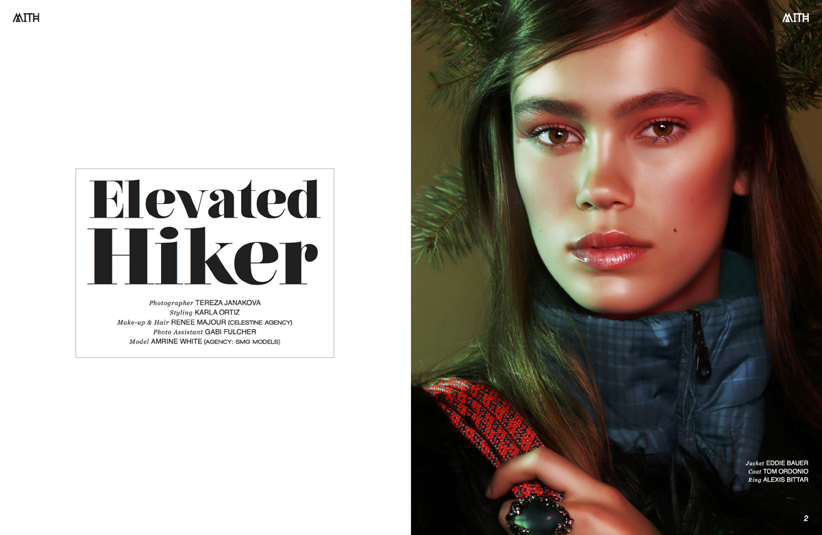 "Elevated Hiker" Fashion Editorial :: Amrine White @ SMG Models by Tereza Janakova