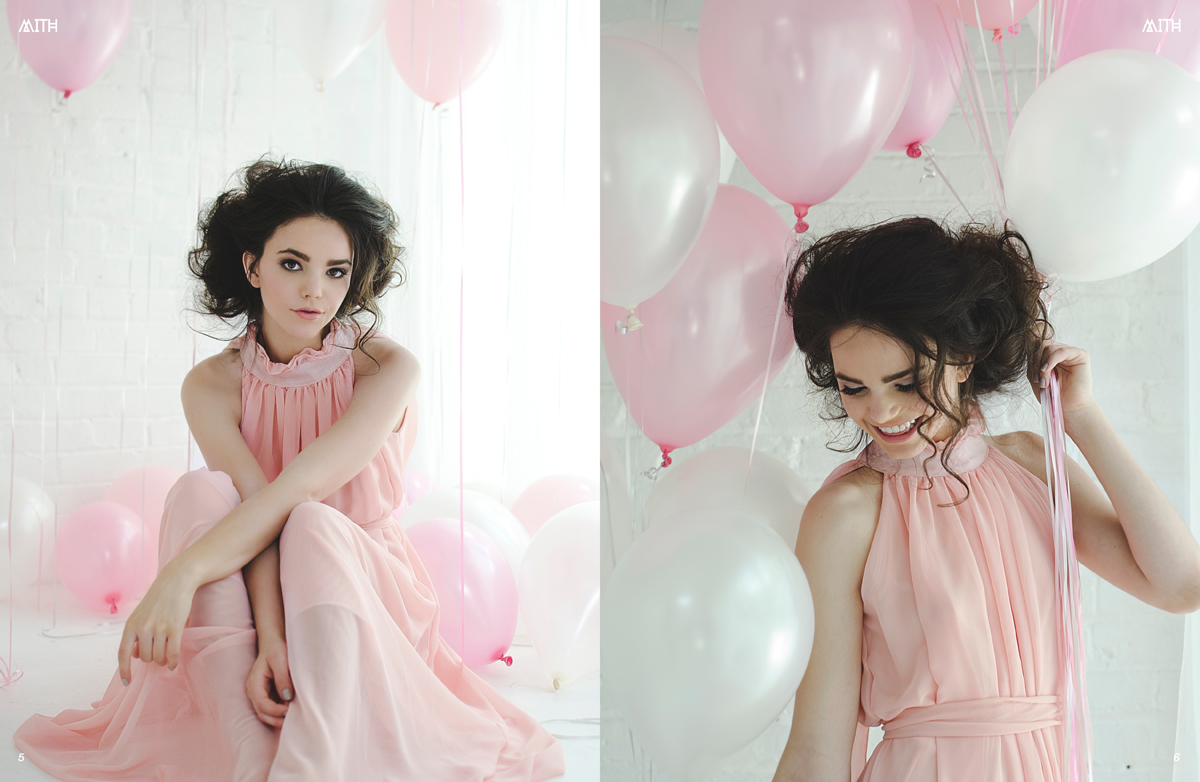 "Blush Babe" Valentine's Fashion Editorial :: Monica by Mallory Francks