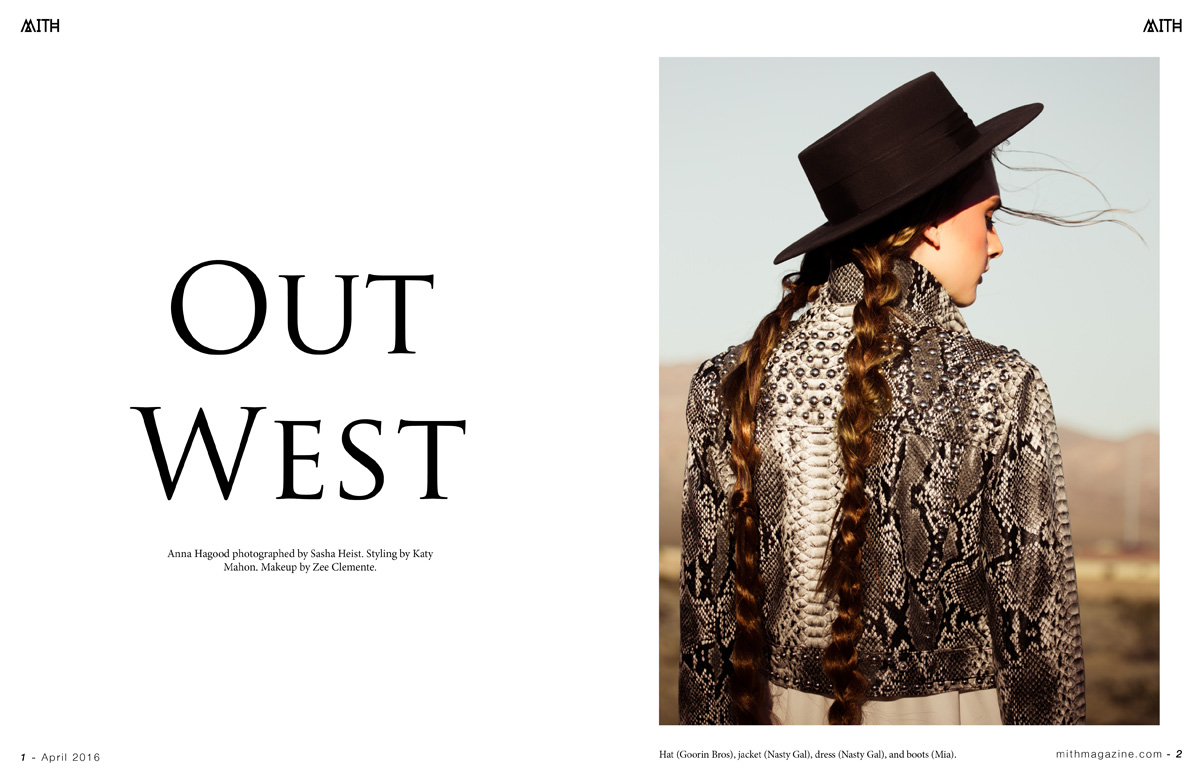 "Out West" :: Anna Hagood by Sasha Heist