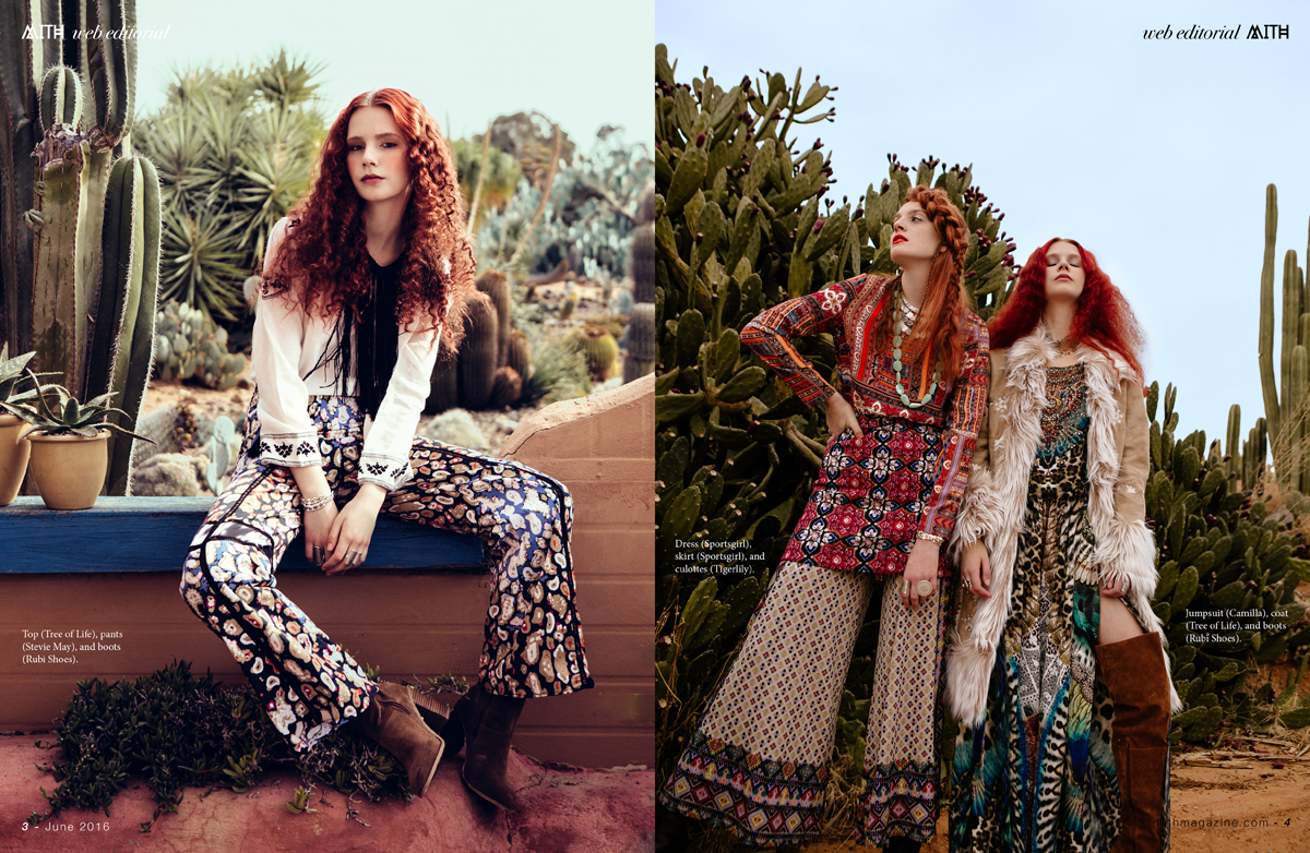 "Desert Days" Boho Fashion Editorial :: Johanna Fredelius x Caitlyn McMahon by Aleira Moon