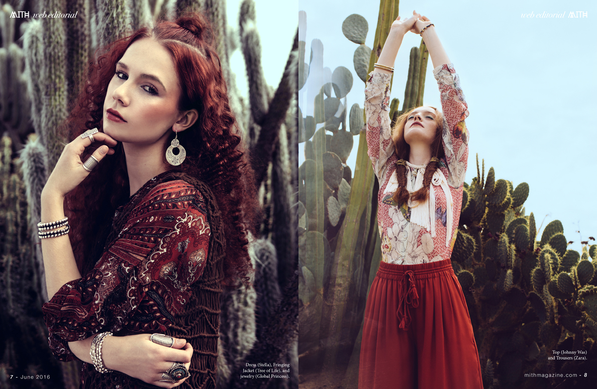 "Desert Days" Boho Fashion Editorial :: Johanna Fredelius x Caitlyn McMahon by Aleira Moon