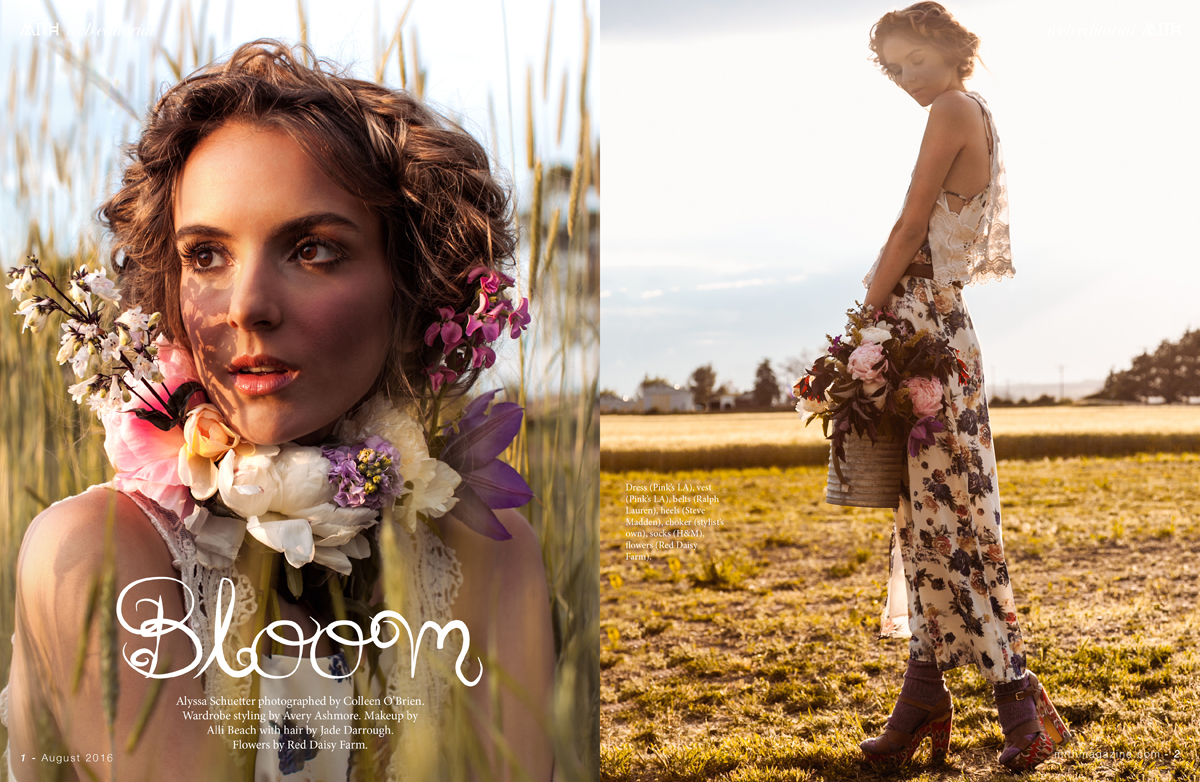 "Bloom" Fashion Editorial :: Alyssa Schuetter by Colleen O'Brien